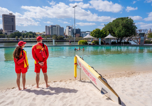 Die Lagune von Brisbane
